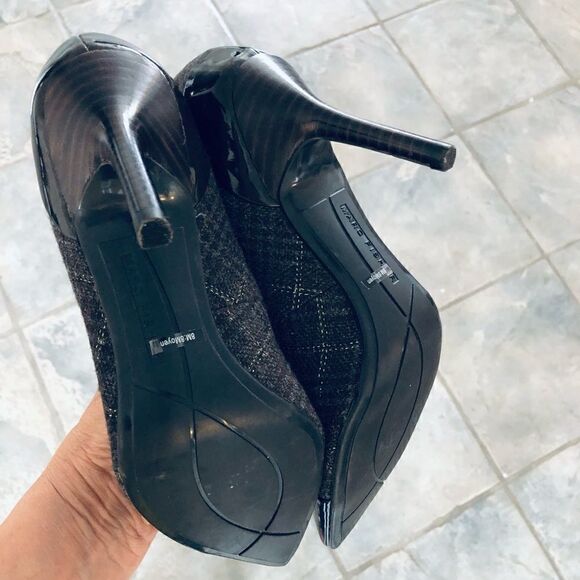 Marc Fisher brown, tweed with patten leather “Moyen” heels. - Picture 8 of 9